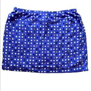 Jofit Skort - XL blue dot , polyester spandex